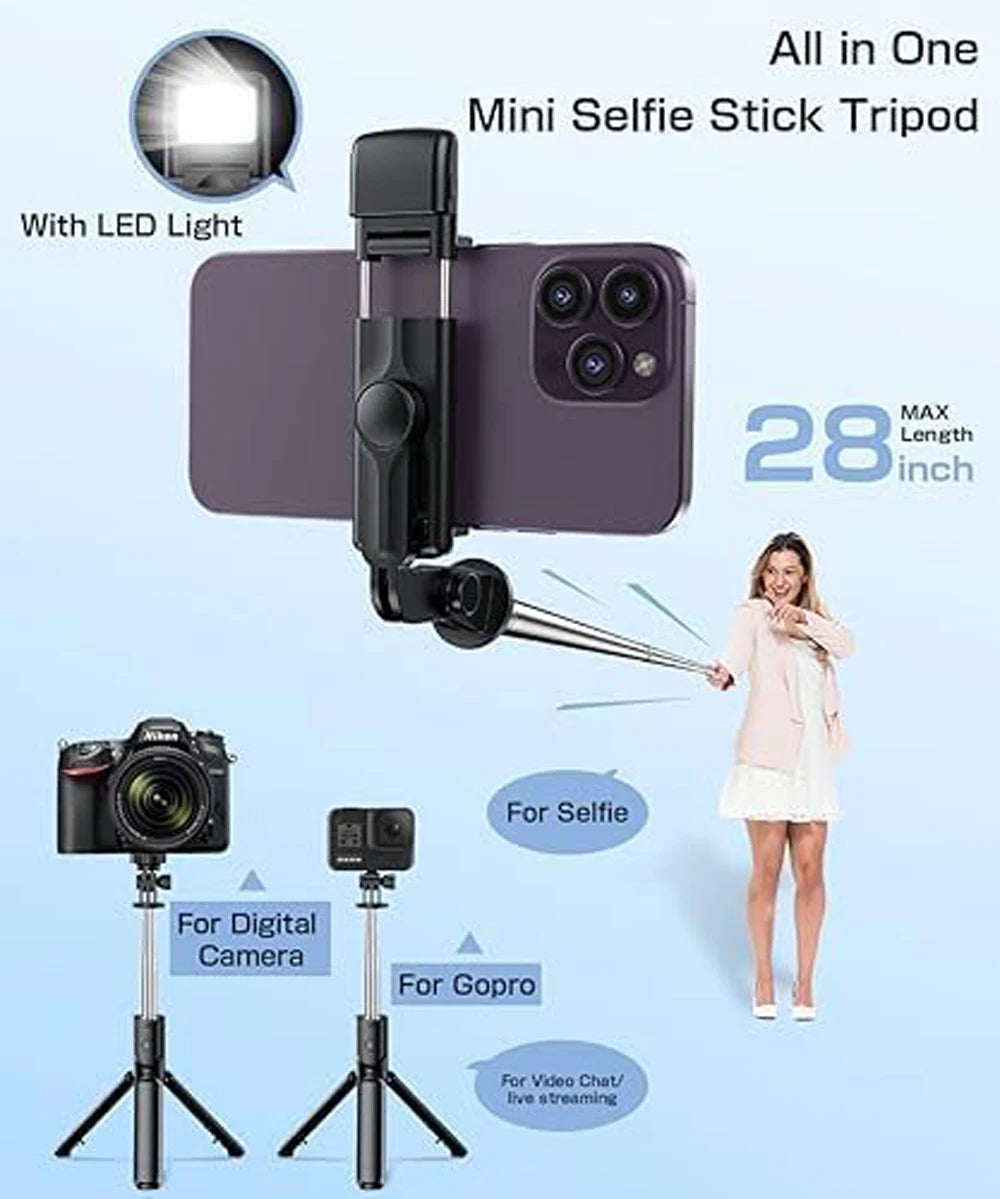 Perche selfie bluetooth trépied télescopique TrendNest Suisse