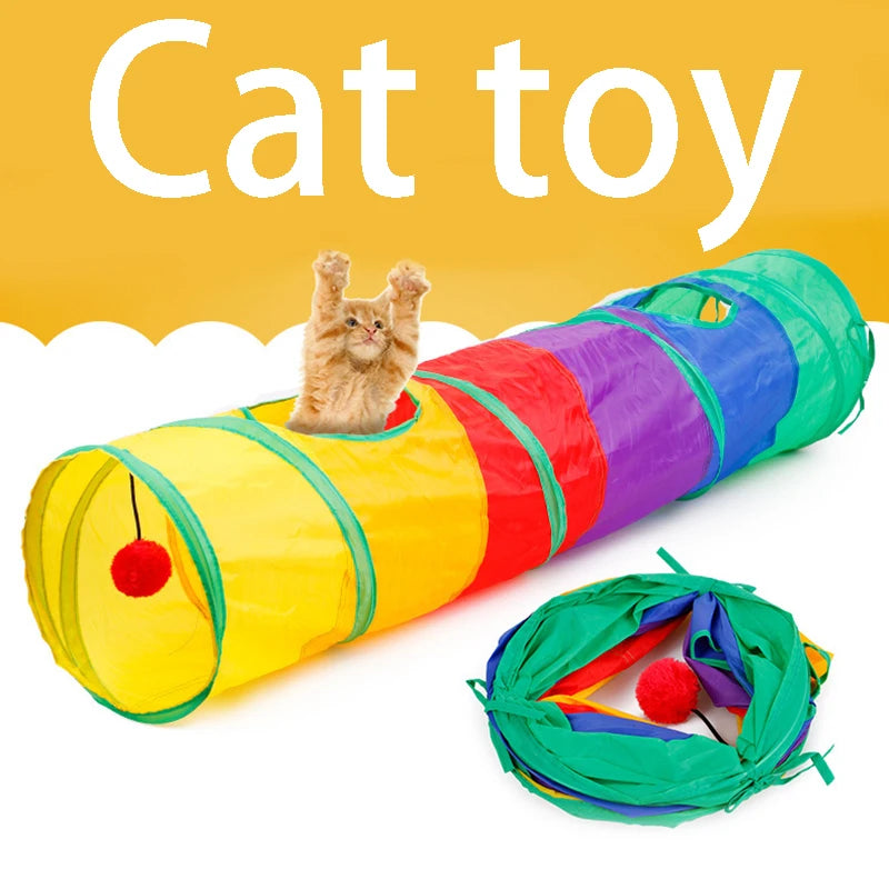 Tunnel de jeu pliable pour chat activité intérieure TrendNest
