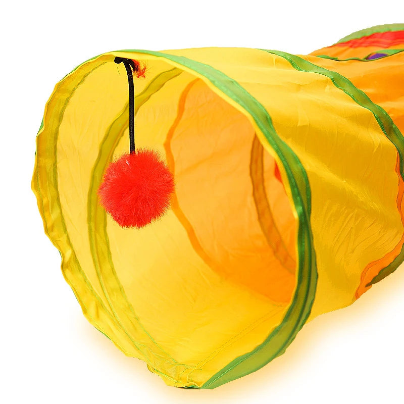 Tunnel de jeu pliable pour chat activité intérieure TrendNest