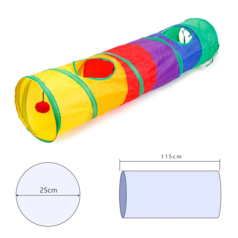 Tunnel de jeu pliable pour chat activité intérieure TrendNest