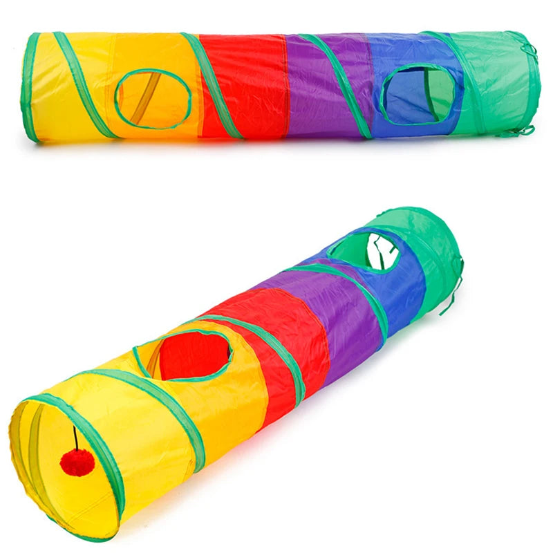 Tunnel de jeu pliable pour chat activité intérieure TrendNest