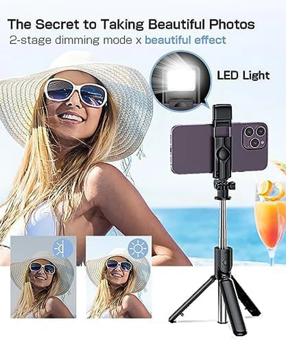 Perche selfie bluetooth trépied télescopique TrendNest Suisse