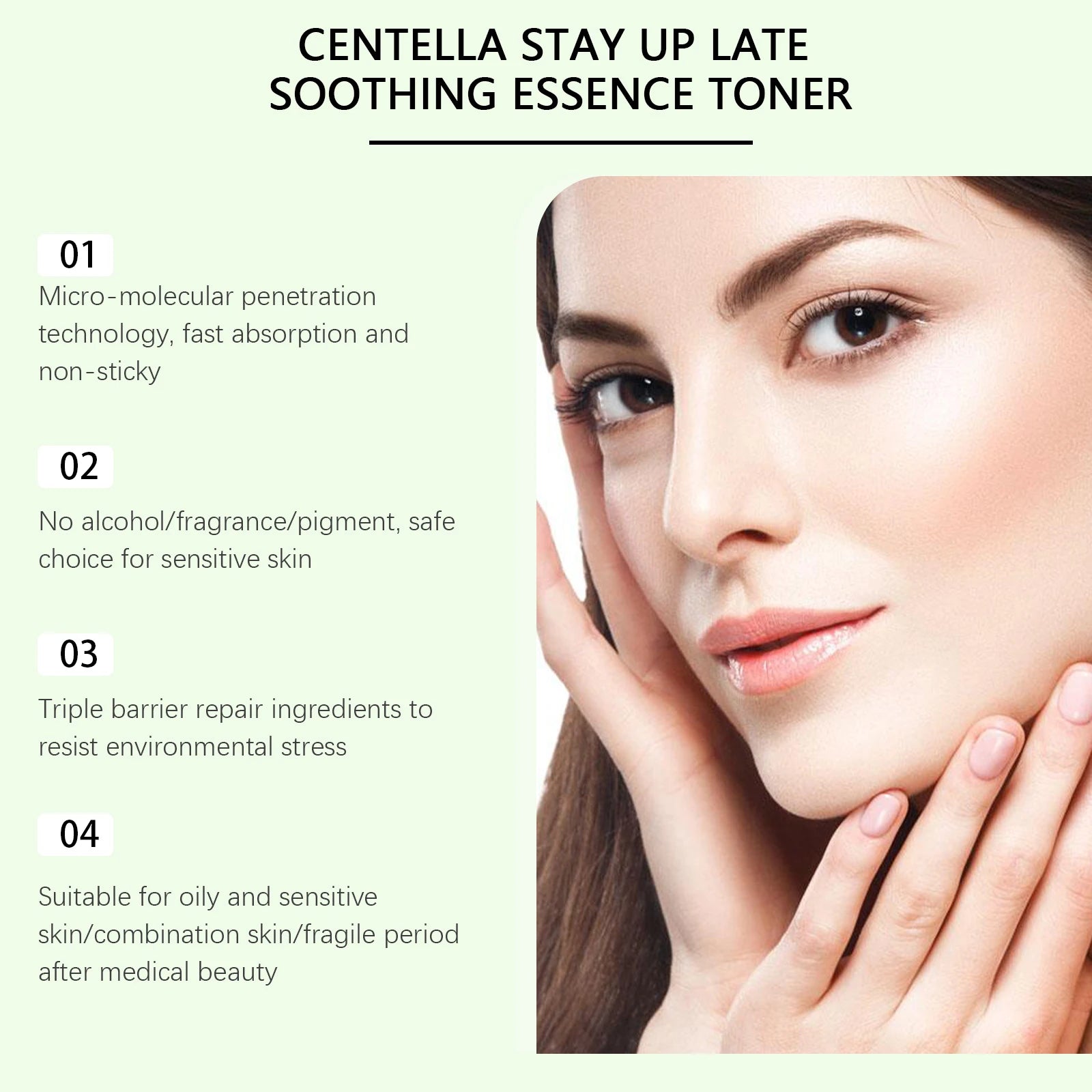Coffret soin visage Centella Asiatica hydratant skincare TrendNest