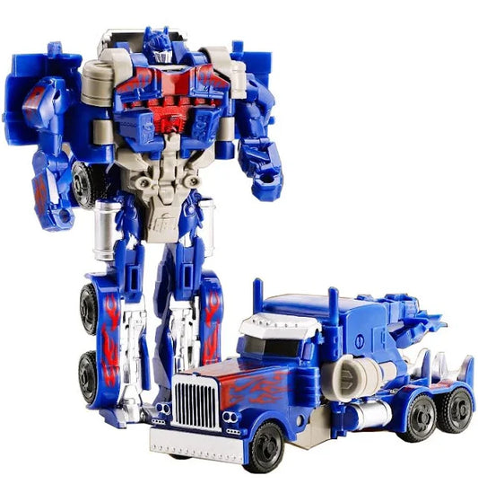 Transformation Car Anime Robot Model One Step Deformation Robot Toy Kid Puzzle Toy Deformation Car