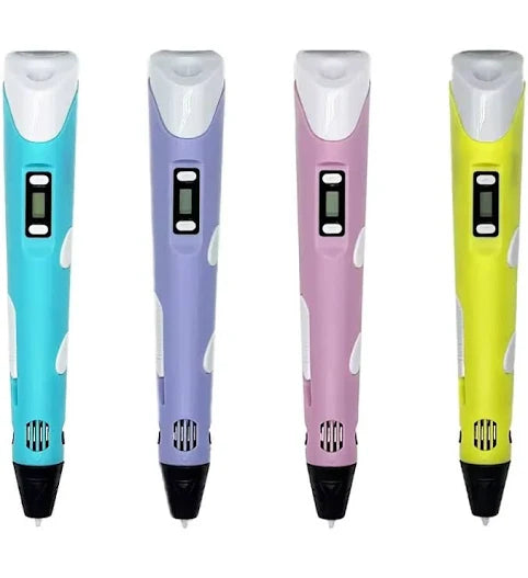 Electronic 3D Printing Pen with 9M PLA Consumables High-Temperature 3D Graffiti Tool Intelligent Toy