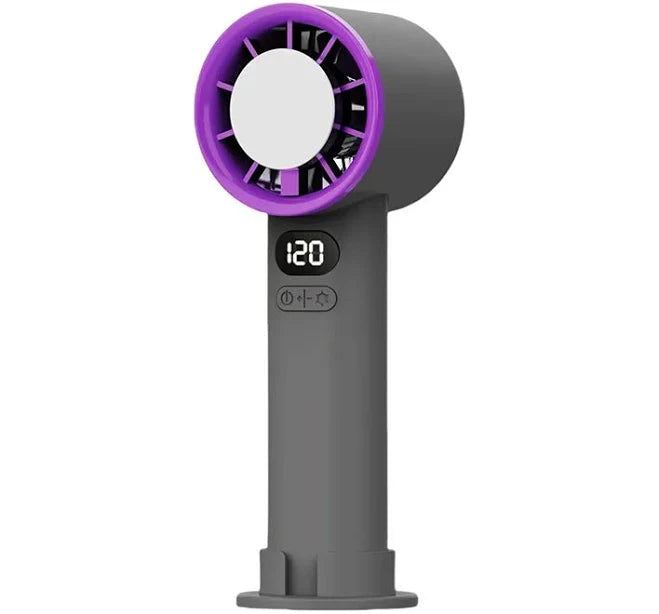 Mini Handheld Fan 120 Speed Portable Bladeless Desktop Fans Rechargeable Instant Cooling With Ice