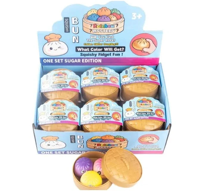 2026 popular baozi decompression and kneading music cartoon cute design venting simulation food play
