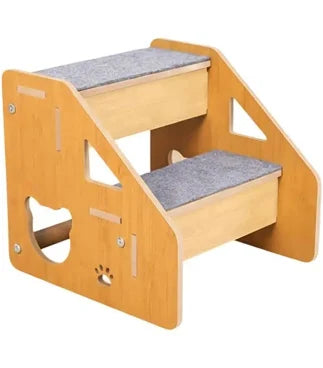 Dog Stair Ladder Portable Supplies Gifts Multifunctional Easy Assembly Non Slip Sturdy for Kitten