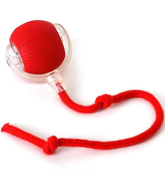 Smart Cat Toys Automatic Rolling Ball Fake Tail Rechargeable Electric Pet Interactive Toy Dog Cat