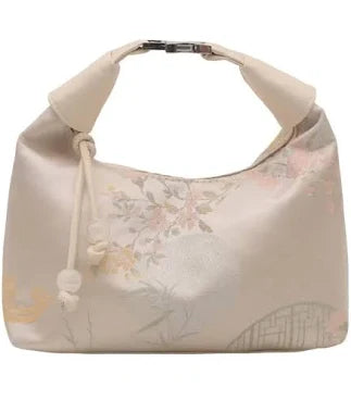 Ladies Chinese Style Fine Embroidery Crossbody Handbag