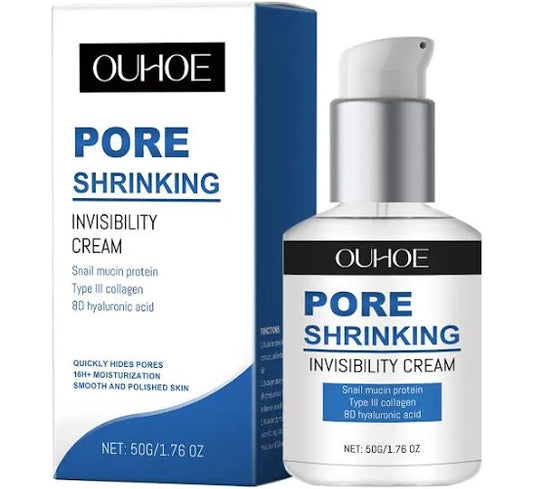 Pore Shrinking Face Cream Large Pores Blackehead Removal Moisturizer Whiten Anti Aging Snail Mucin