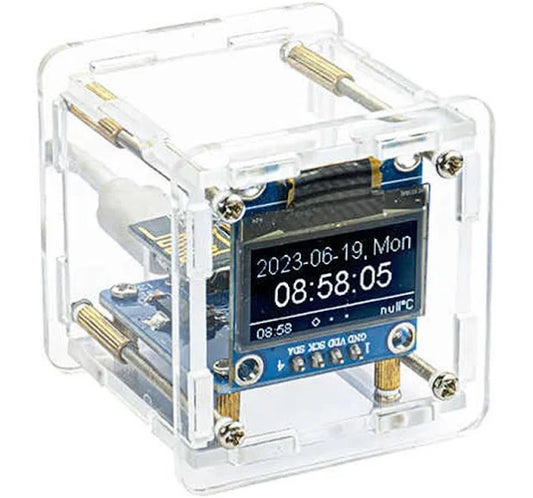DIY Soldering Kit MINI Weather Clock WIFI Digital Clock ESP8266 Electronic Multifunctional Weather