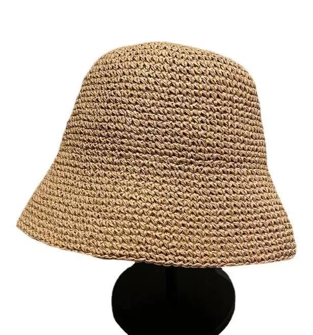 Straw Visor Bucket Hat
