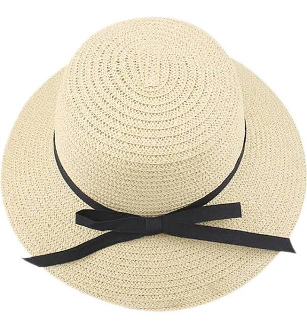 Women's Foldable Wide Brim Straw Sun Hat