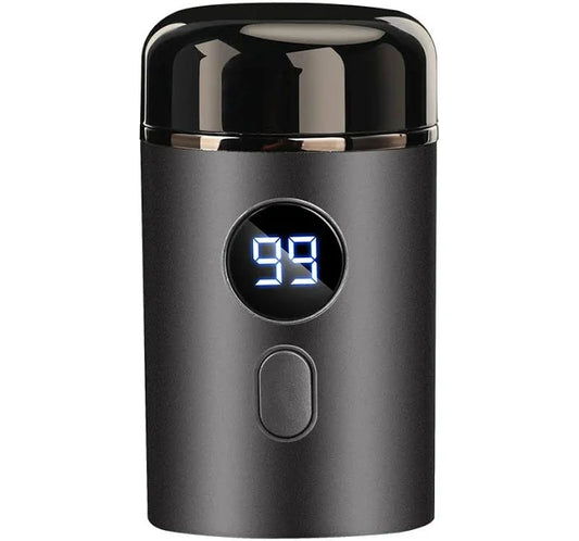 Men Electric Mini Shaver Rechargeable Type-c Charging Car Portable Led Digital Display Wet & Dry
