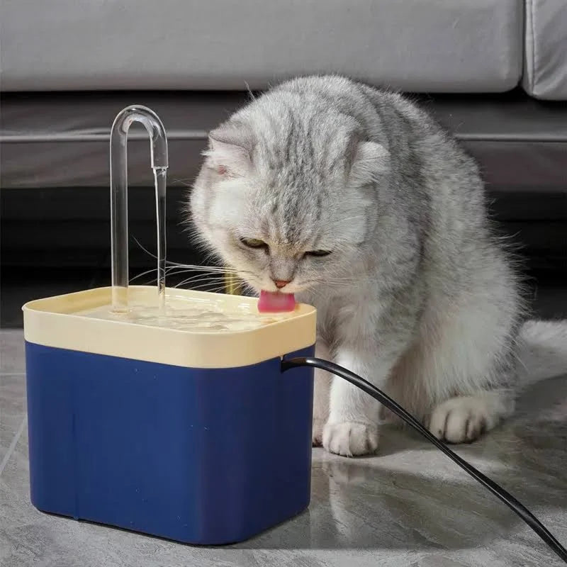 Fontaine eau silencieuse chat filtre automatique réservoir TrendNest